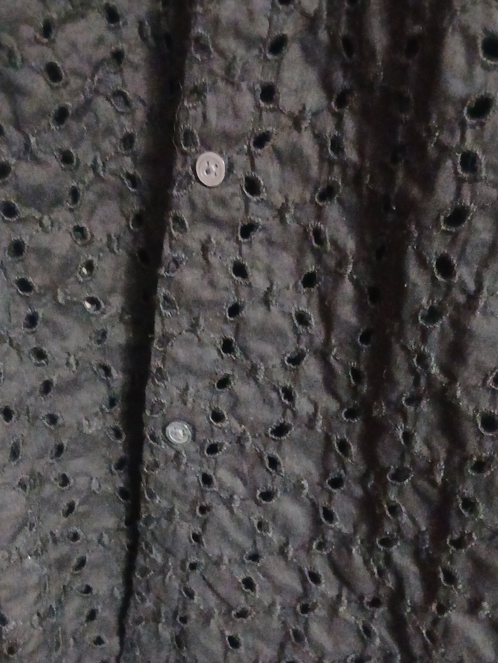 GAP Black Openwork V-Neck Sweater - Picture 4 of 5